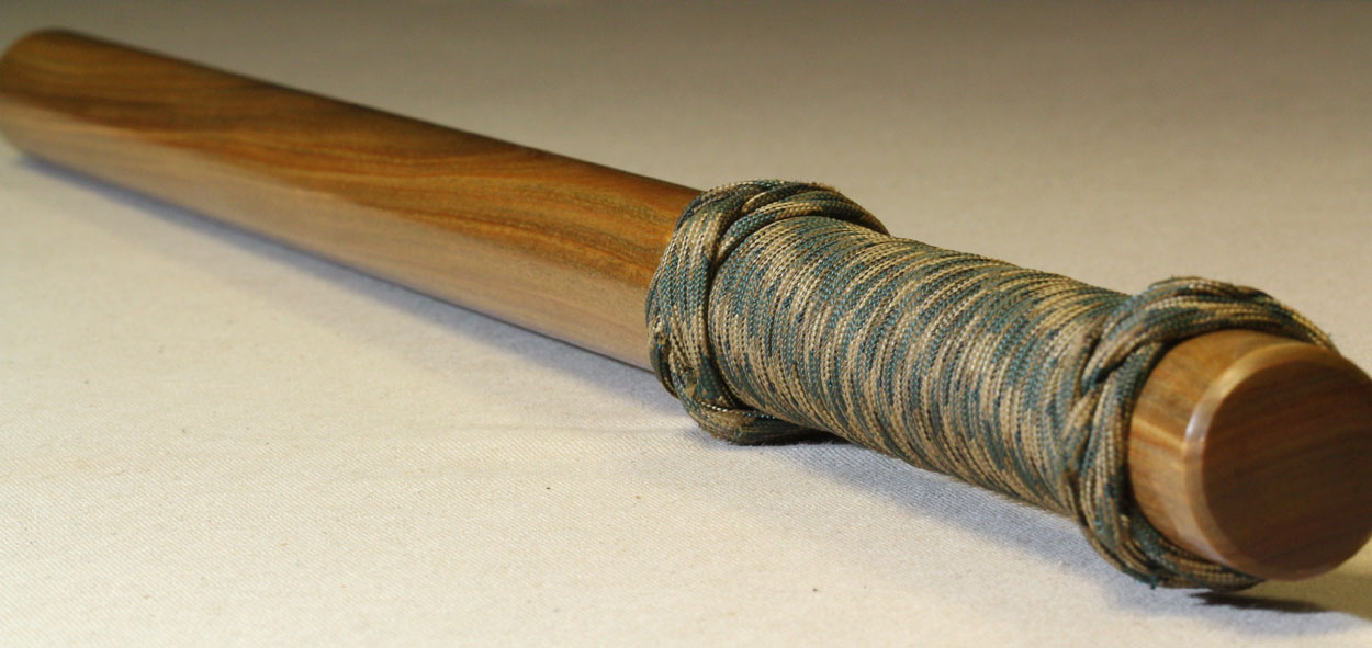 Argentine Lignum - Smooth - Camo Cord - Wood Baton